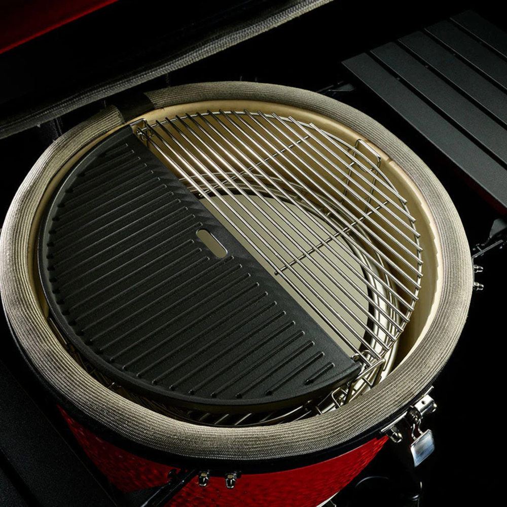 Kamado Joe Halbmond-Gusseisen-Wendeplatte Classic Joe