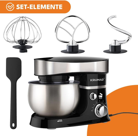 KRUMAD 2000W Stand Mixer with 3L Stainless Steel Bowl