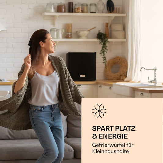 Klarstein Garfield 35L Compact Quiet Freestanding Mini Freezer Cube