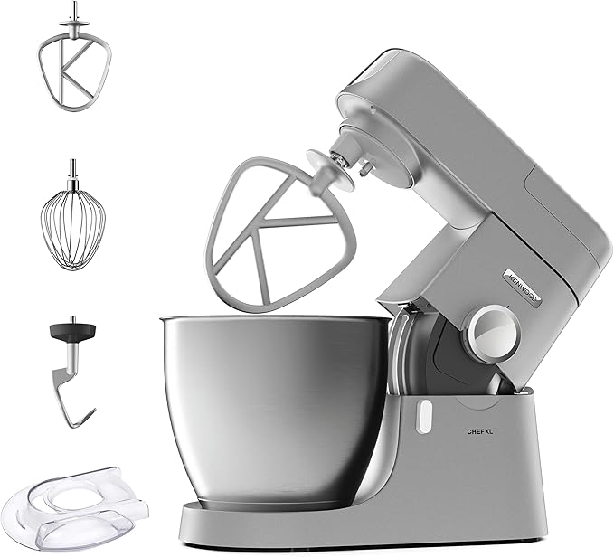 Kenwood Chef XL 1200W Stand Mixer with 7.1 Quart Stainless Bowl