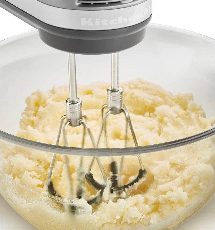 KitchenAid Handrührer KHM9212 + Rührbesen mit Gummilippe