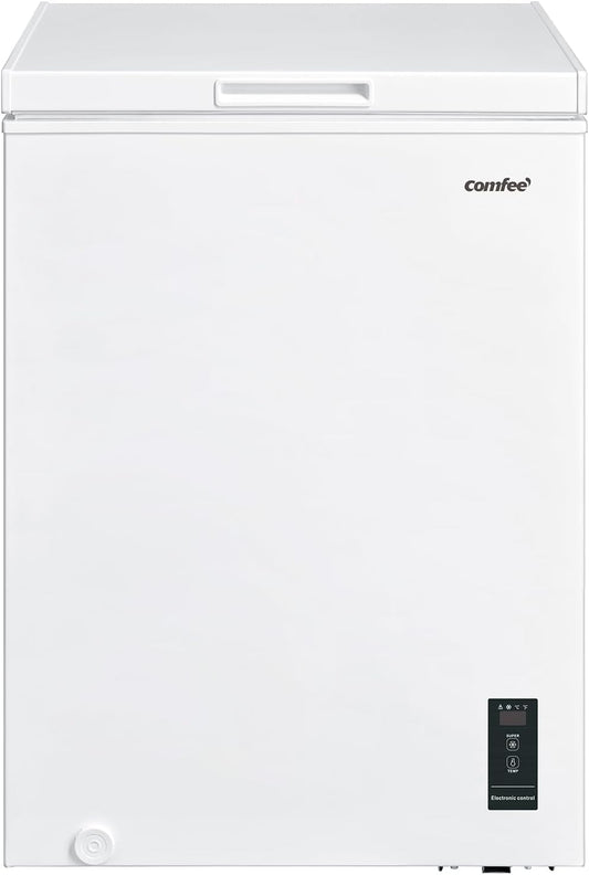 Comfee 99L Compact White Chest Freezer with Dual Cooling Mode