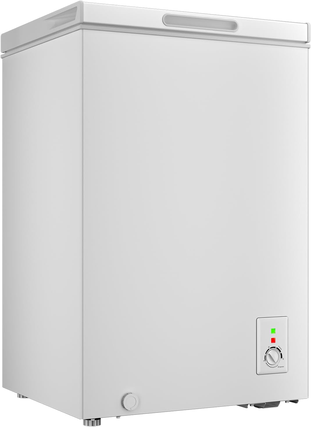 CHiQ 99L Compact Chest Freezer with Adjustable Thermostat Control White