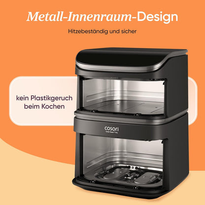 COSORI Turbo Tower Pro 10.8L Dual Chamber Ceramic Air Fryer