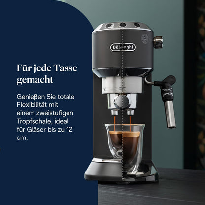 De'Longhi Dedica Style EC 685.BK Slim Espresso Machine Black Finish