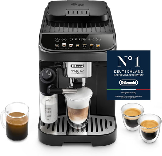 De'Longhi Magnifica Evo Automatic Espresso Machine with LatteCrema Frother