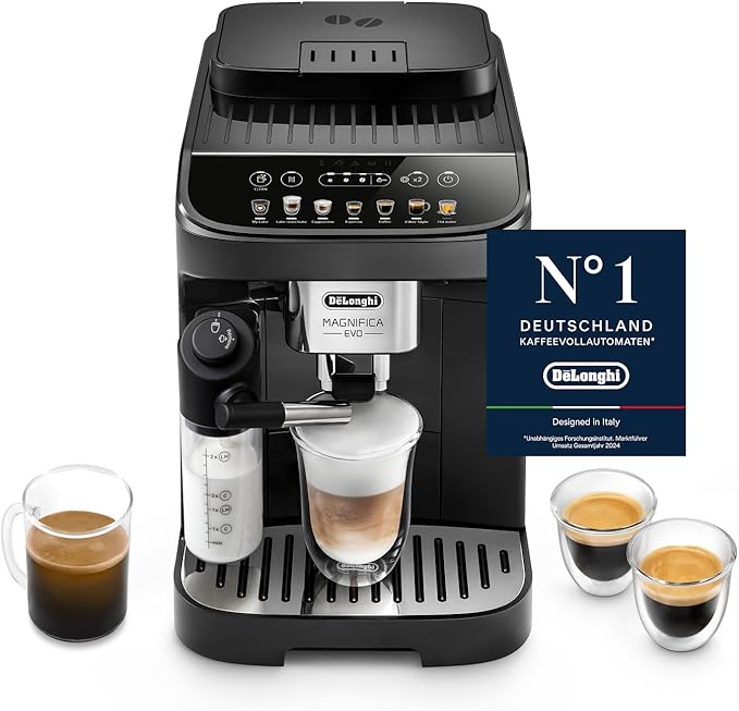 De'Longhi Magnifica Evo Automatic Espresso Machine with LatteCrema Frother