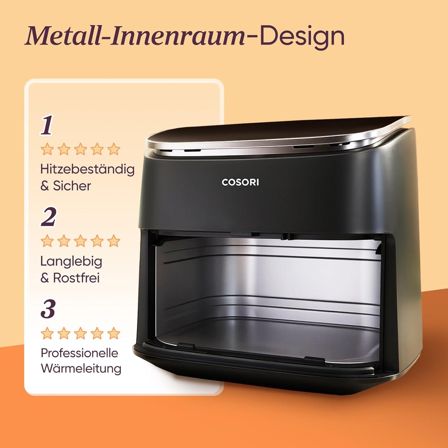 COSORI TurboBlaze 6L 9-in-1 Air Fryer with DC Motor