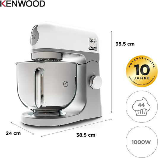 Kenwood kMix KMX750WH Stand Mixer 5L Stainless Steel Bowl White