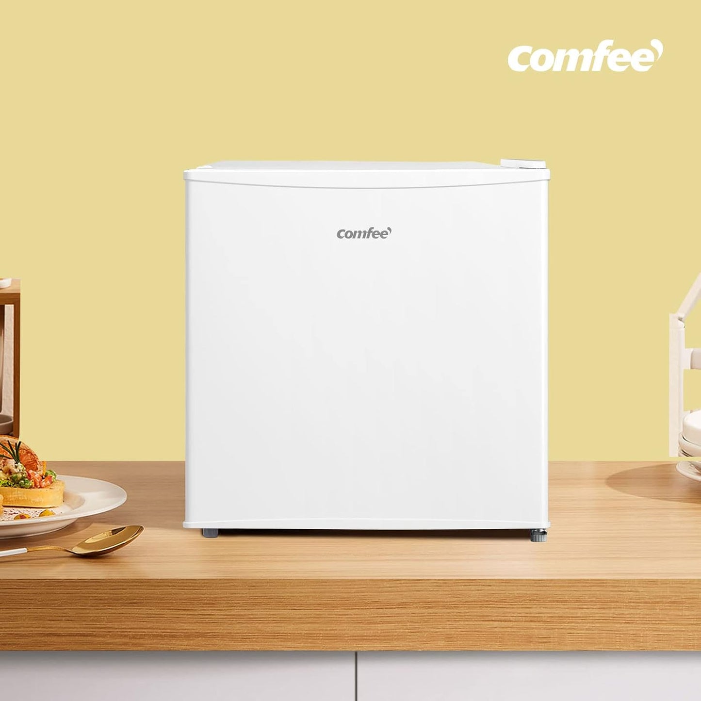 Comfee 31L Freestanding Compact Mini Freezer with Reversible Door
