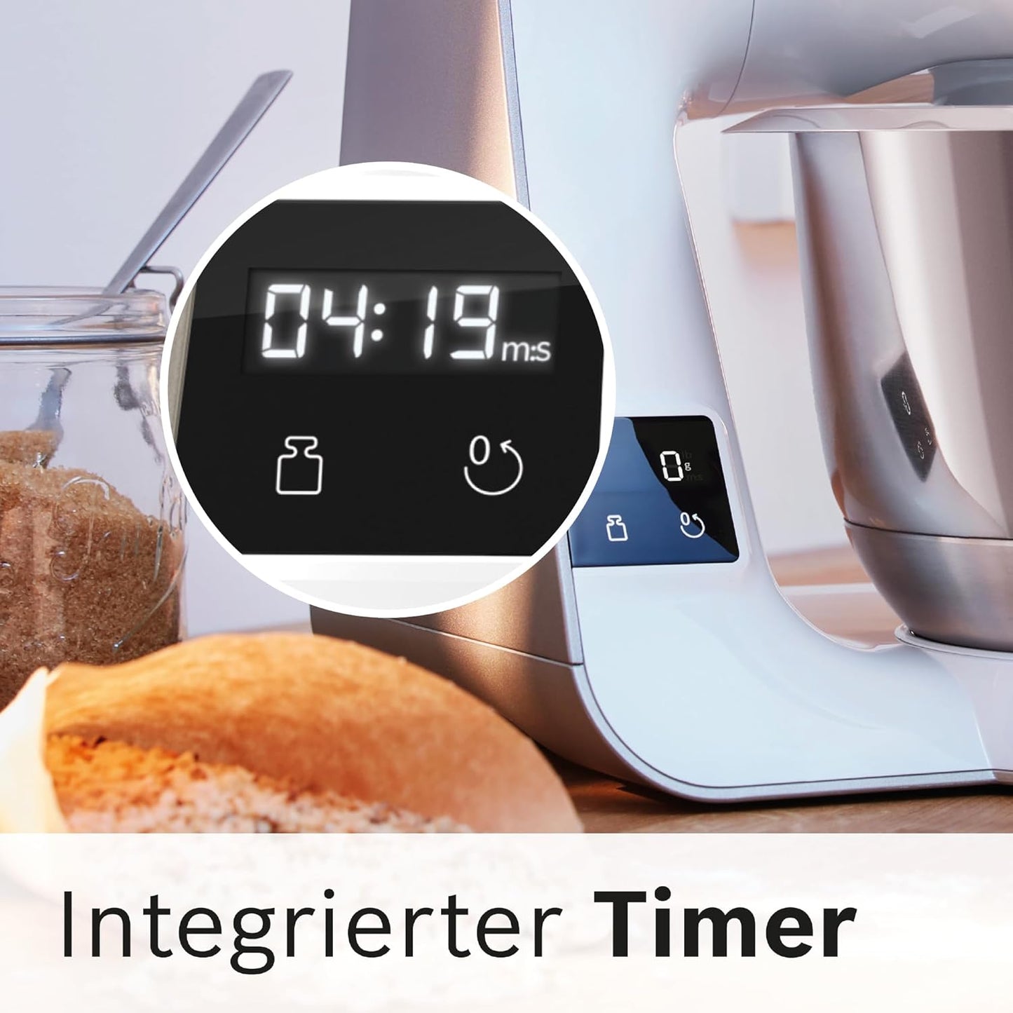 Bosch MUM 5 Food Processor with Integrated Scale and Mixer White