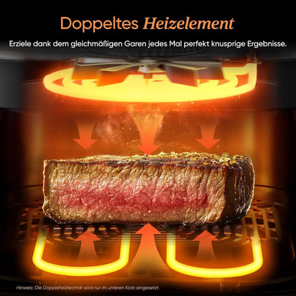 COSORI Turbo Tower Pro 10.8L Dual Chamber Ceramic Air Fryer