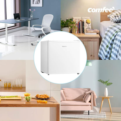 Comfee 31L Freestanding Compact Mini Freezer with Reversible Door