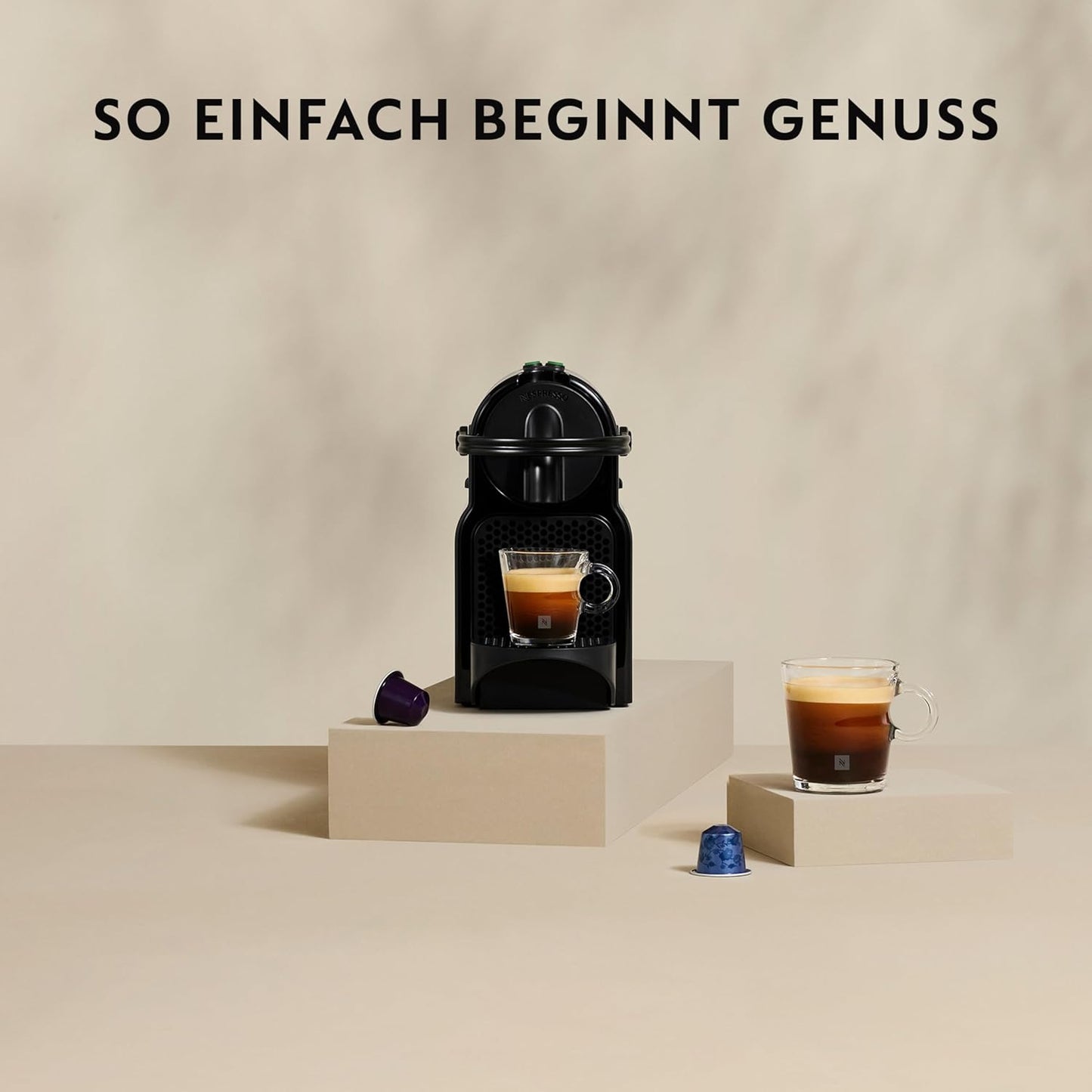De'Longhi Nespresso Inissia EN 80.B Compact Espresso Machine Black