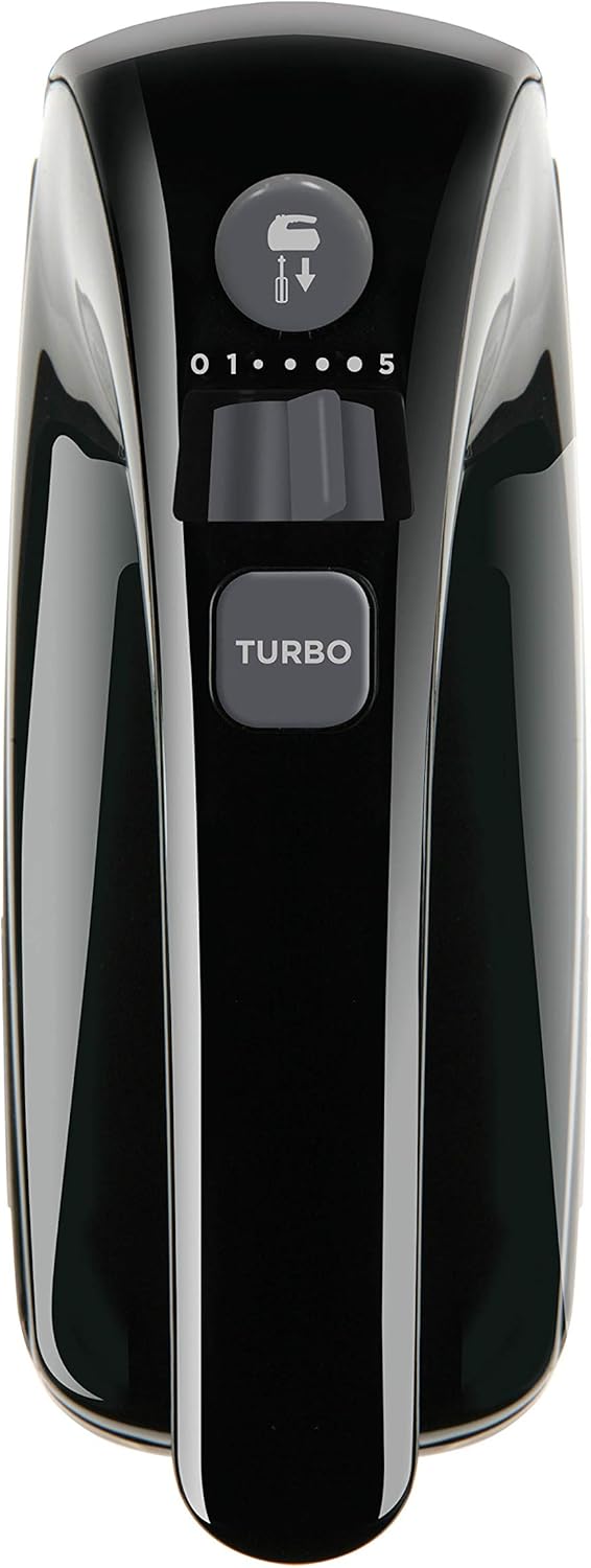 Black+Decker 500W Stainless Steel Hand Mixer with 5 Speeds