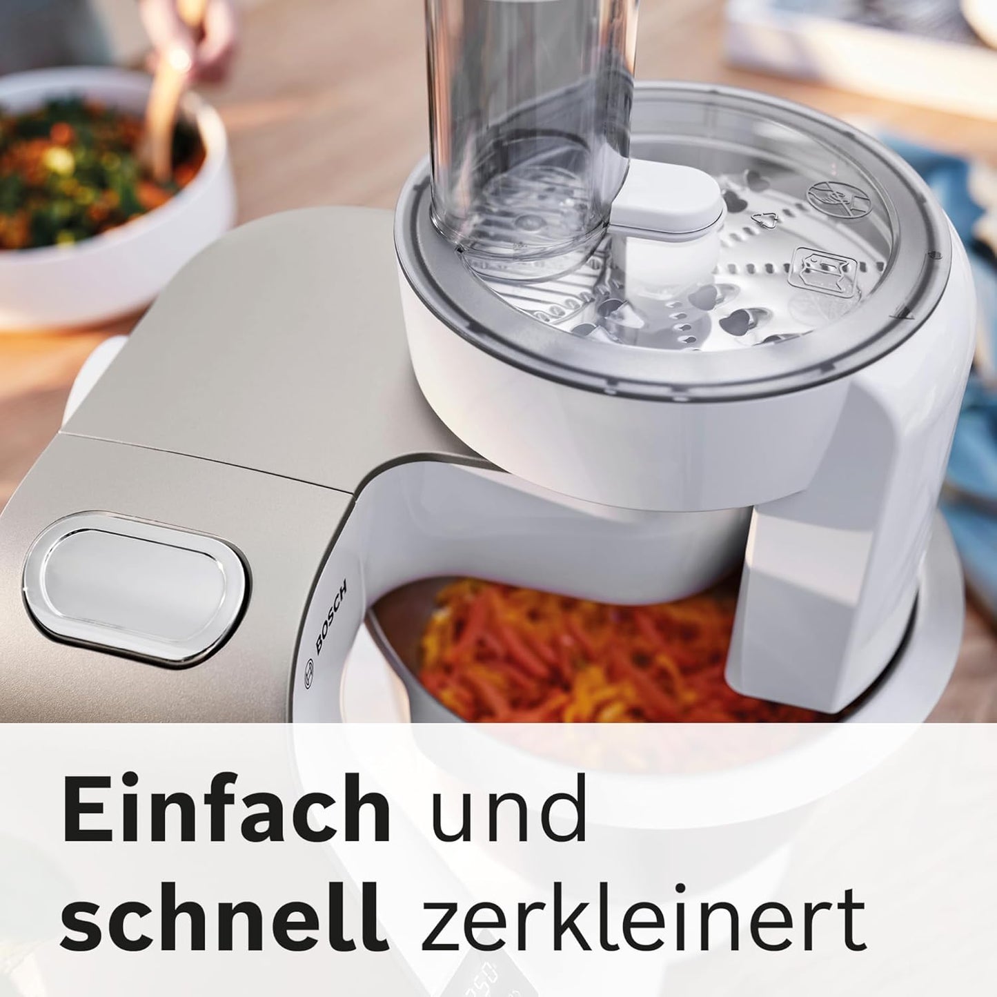 Bosch MUM 5 Food Processor with Integrated Scale and Mixer White