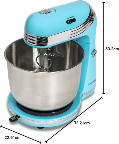 Cecotec Cecomixer Easy Blue Stand Mixer with 3L Stainless Steel Bowl