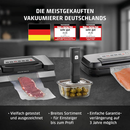 CASO VC10 Fully Automatic Food Vacuum Sealer Machine