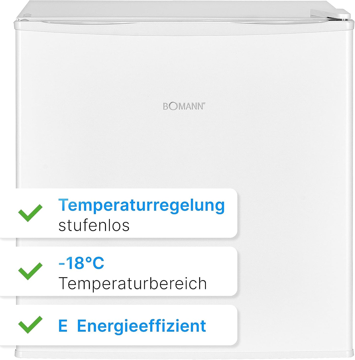 Bomann GB 341 Compact 31L Mini Freezer Box with Reversible Door