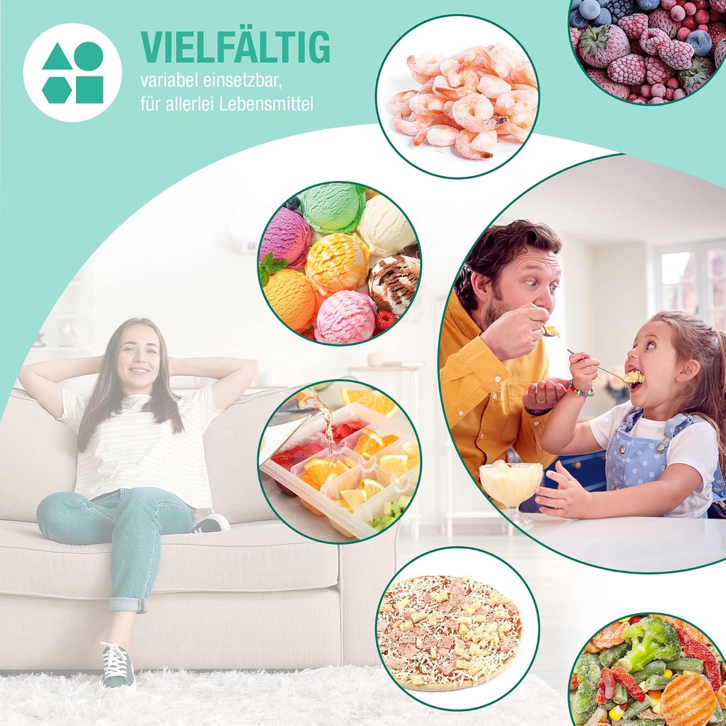 Bomann GB 7236 Black 42L Compact Mini Freezer Reversible Door