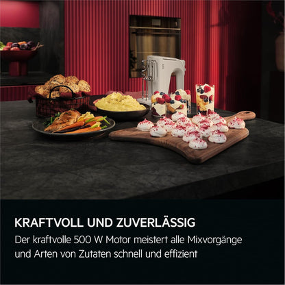 AEG 500W Powerful Hand Mixer with 5 Speeds and Turbo