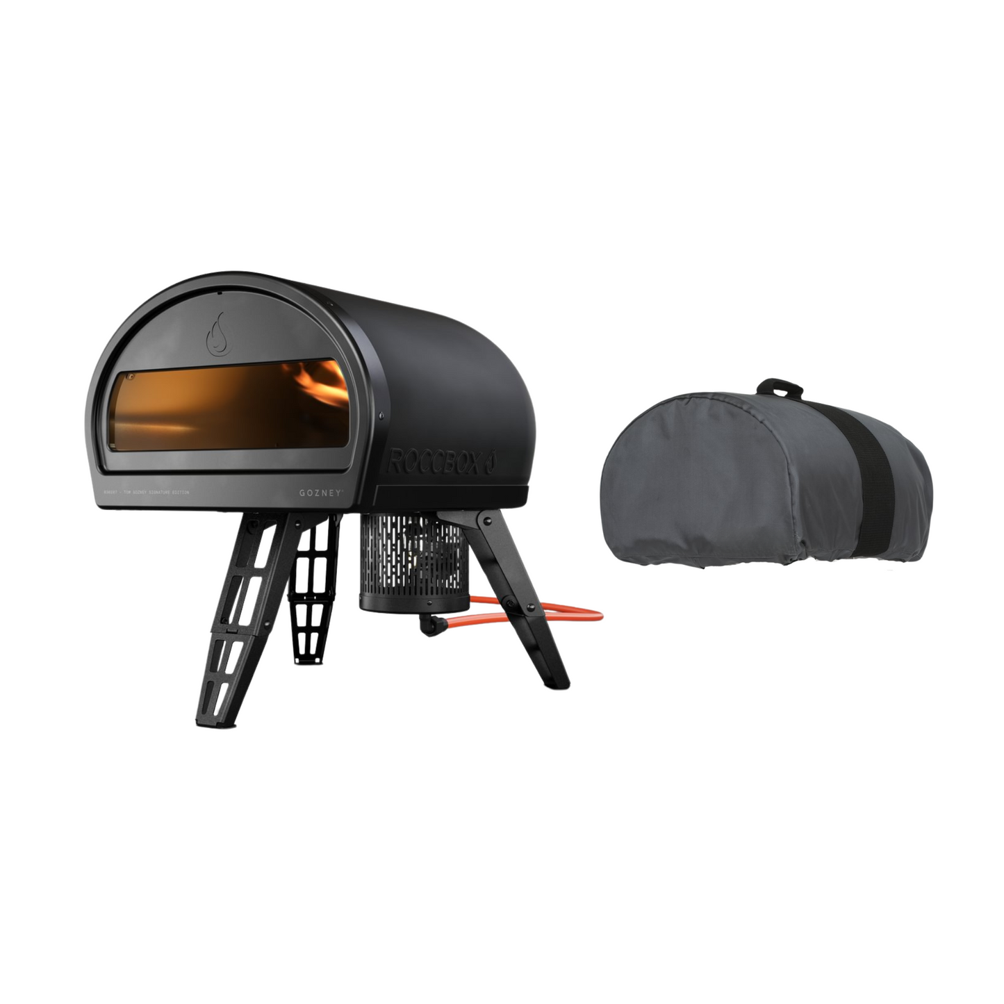Gozney Roccbox Pizzaofen mit Abdeckhaube