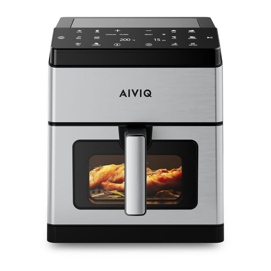 AIVIQ Premio 8L Stainless Steel Smart Airfryer with Dual Heating