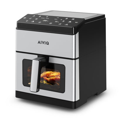 AIVIQ Premio 8L Stainless Steel Smart Airfryer with Dual Heating
