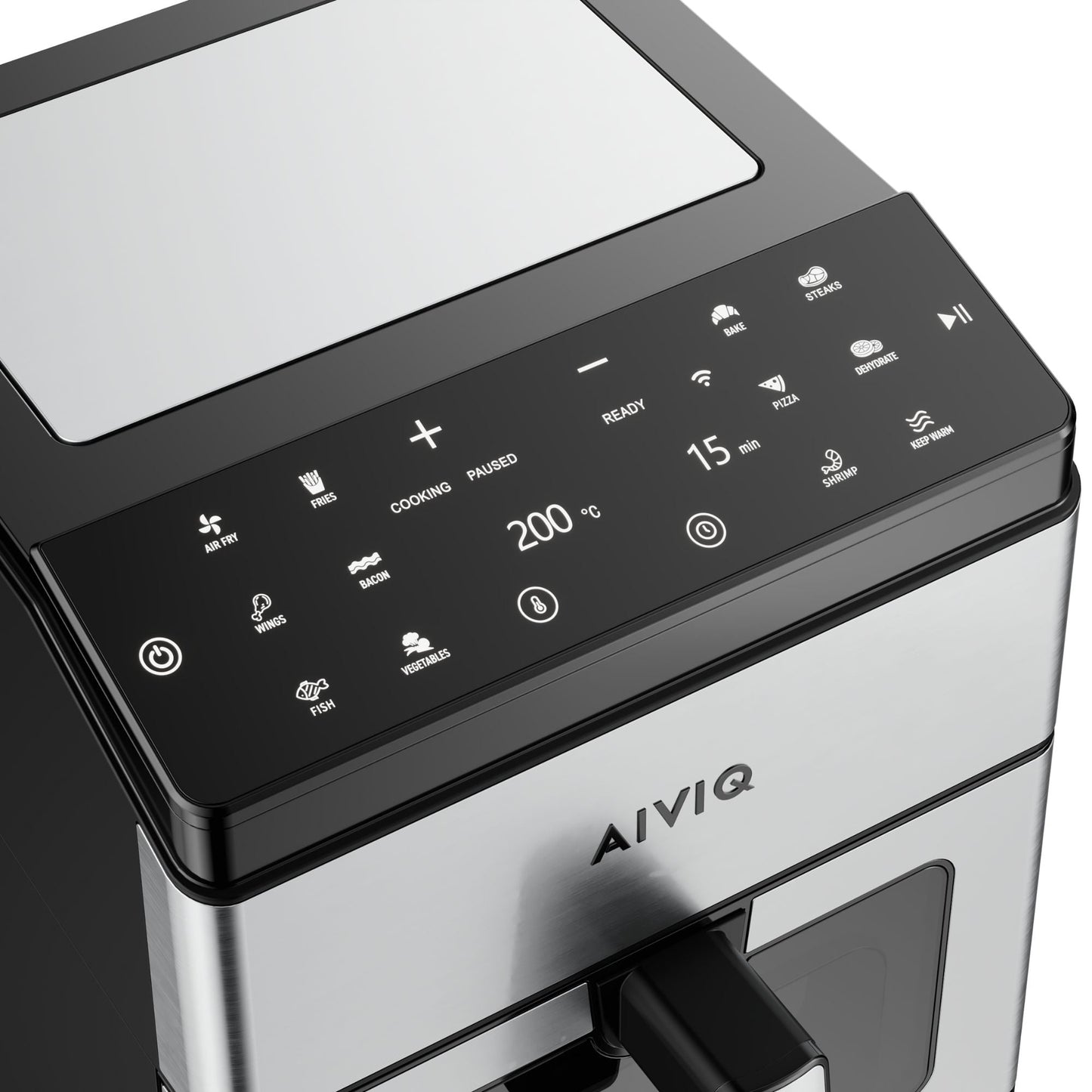 AIVIQ Premio 8L Stainless Steel Smart Airfryer with Dual Heating