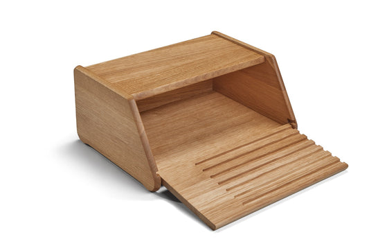 BREKA Brotkasten mit abnehmbarem Deckel Eiche