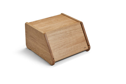 BREKA Brotkasten mit abnehmbarem Deckel Eiche klein