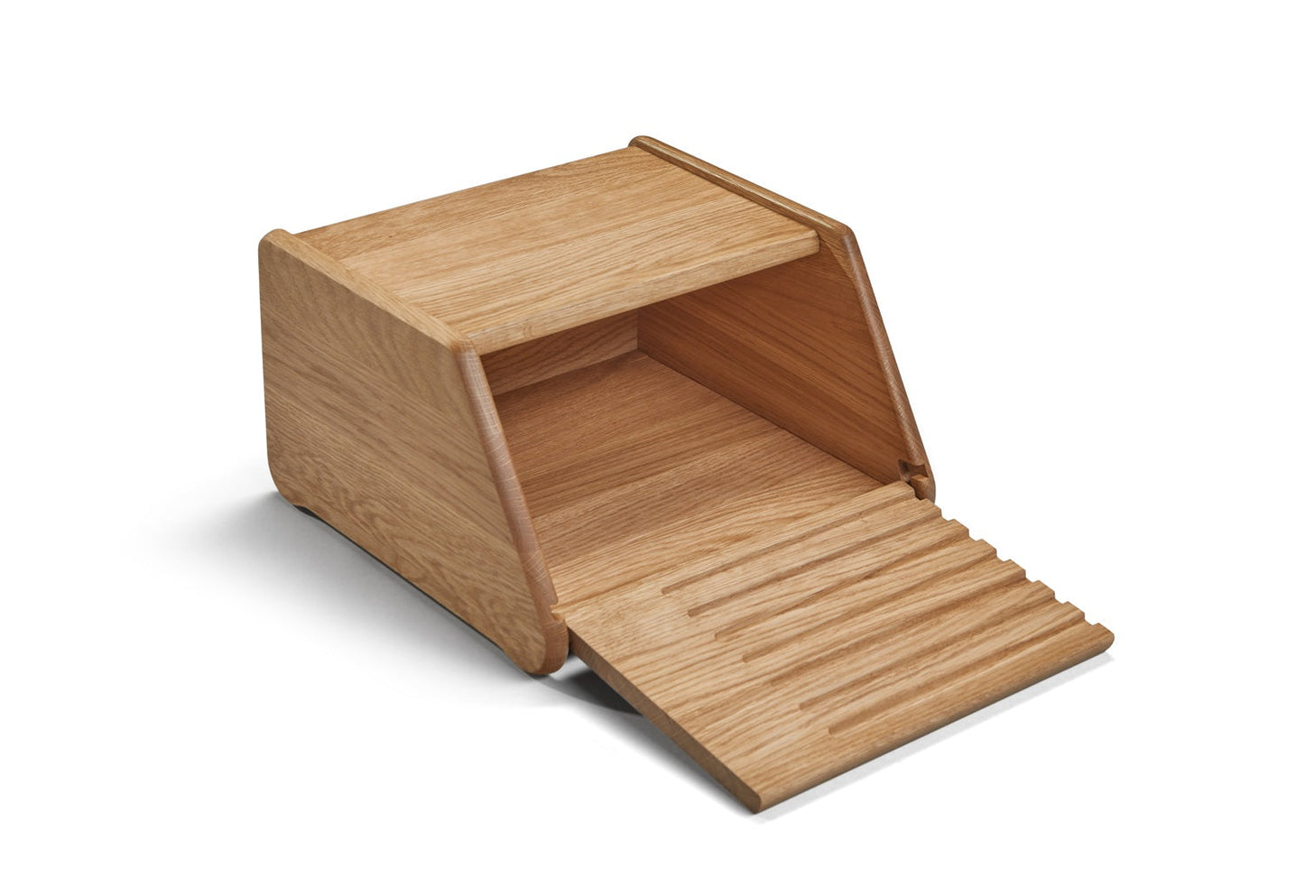 BREKA Brotkasten mit abnehmbarem Deckel Eiche klein