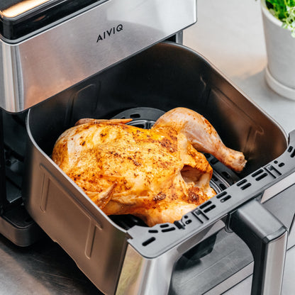 AIVIQ Premio 8L Stainless Steel Smart Airfryer with Dual Heating