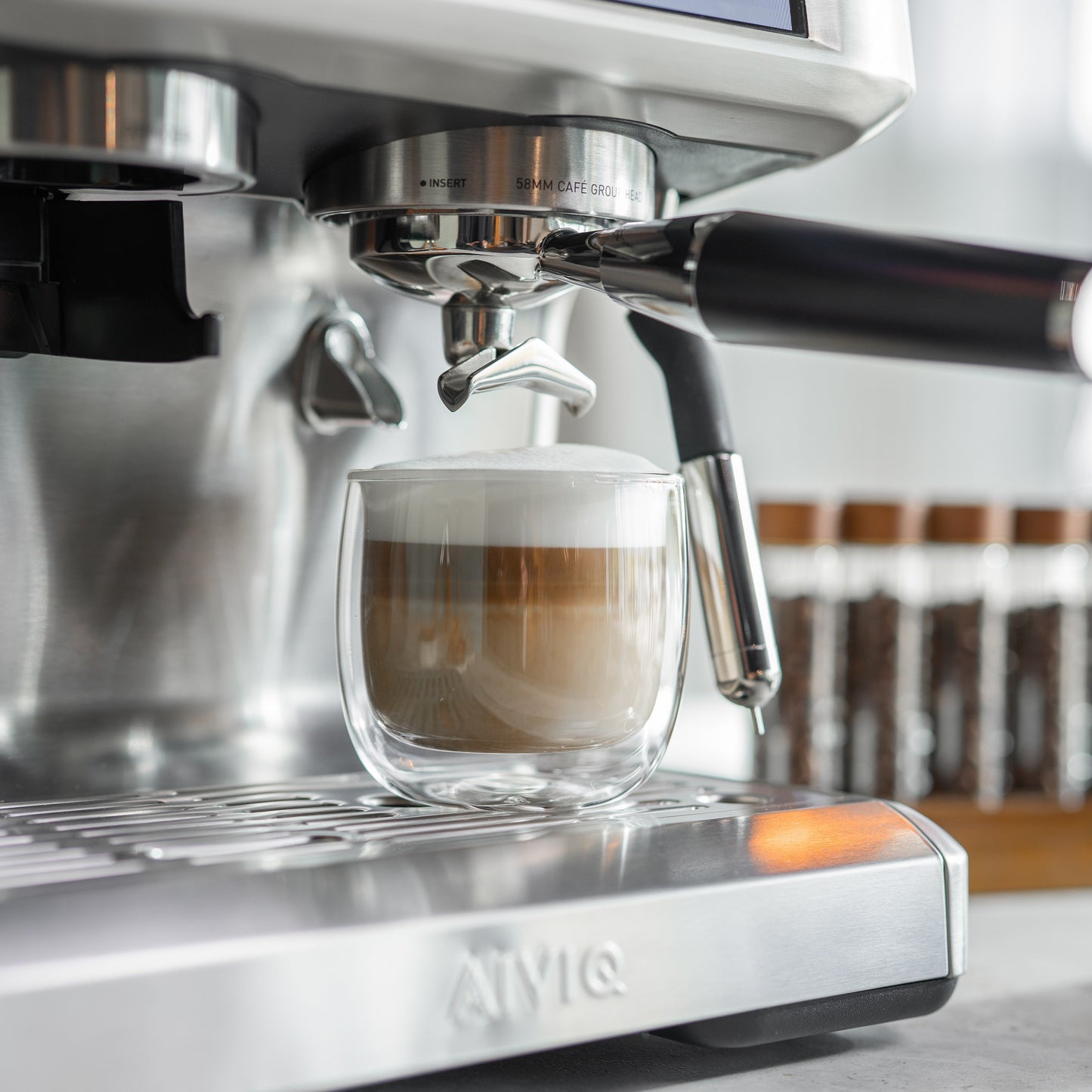 AIVIQ Aspire Expert Espresso Machine with Integrated Grinder and Touchscreen