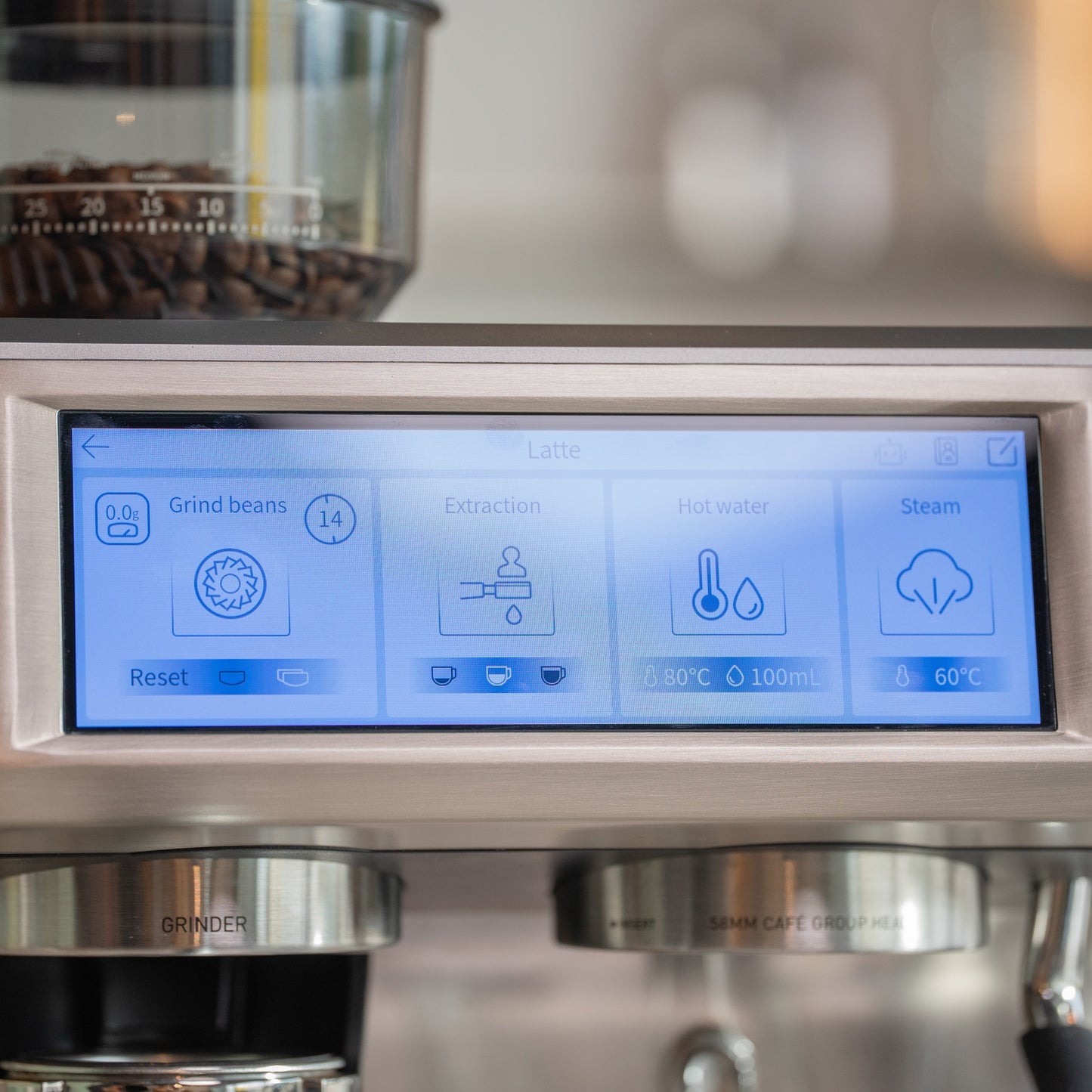 AIVIQ Aspire Expert Espresso Machine with Integrated Grinder and Touchscreen