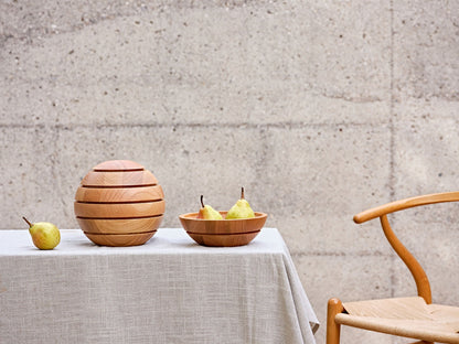 BREKA Deluxe Set Servierschalen lackiertes Kirschbaumholz