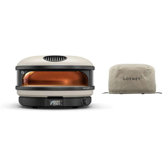 Gozney Arc XL Pizzaofen Creme mit Abdeckhaube