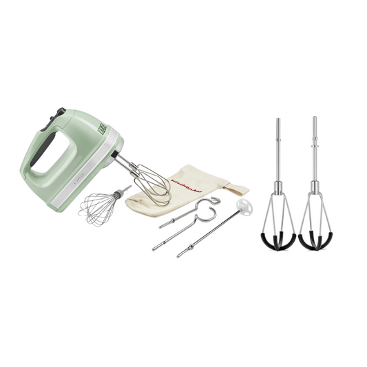 KitchenAid Handrührer KHM9212 + Rührbesen mit Gummilippe