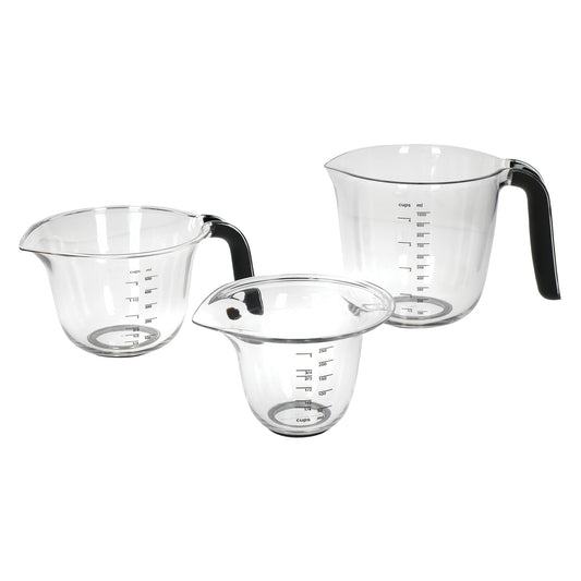 KitchenAid 3-teiliges Messbecherset schwarz