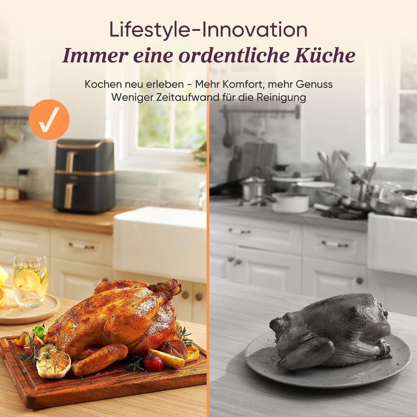 Cosori Turbo Tower 10.8L Smart Air Fryer with Ceramic Coating