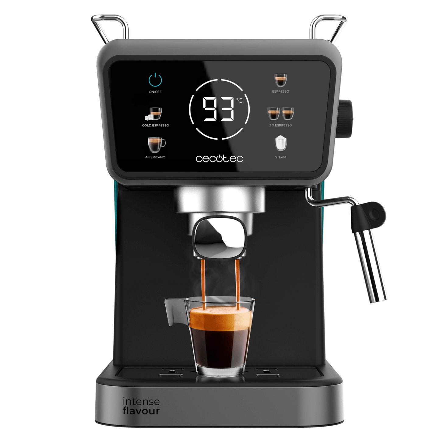 Cecotec Power Espresso Touch Machine with 20-Bar Pressure and ColdBrew