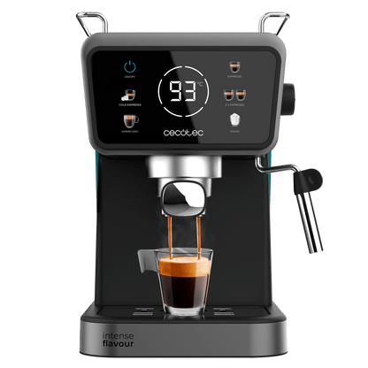 Cecotec Power Espresso Touch Machine with 20-Bar Pressure and ColdBrew