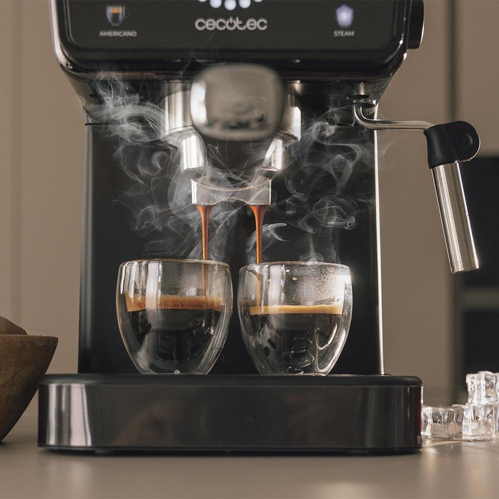 Cecotec Power Espresso Touch Machine with 20-Bar Pressure and ColdBrew